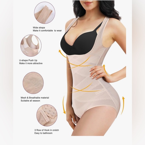 Elegant Beige Bodysuit - Picture 5 of 7